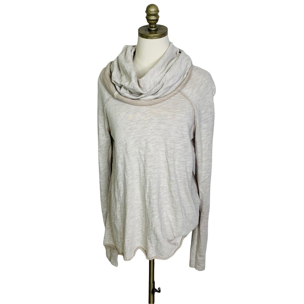Free People Beach Two Body Corps Cowl Neck Pullover 2973 - Picture 2 of 8